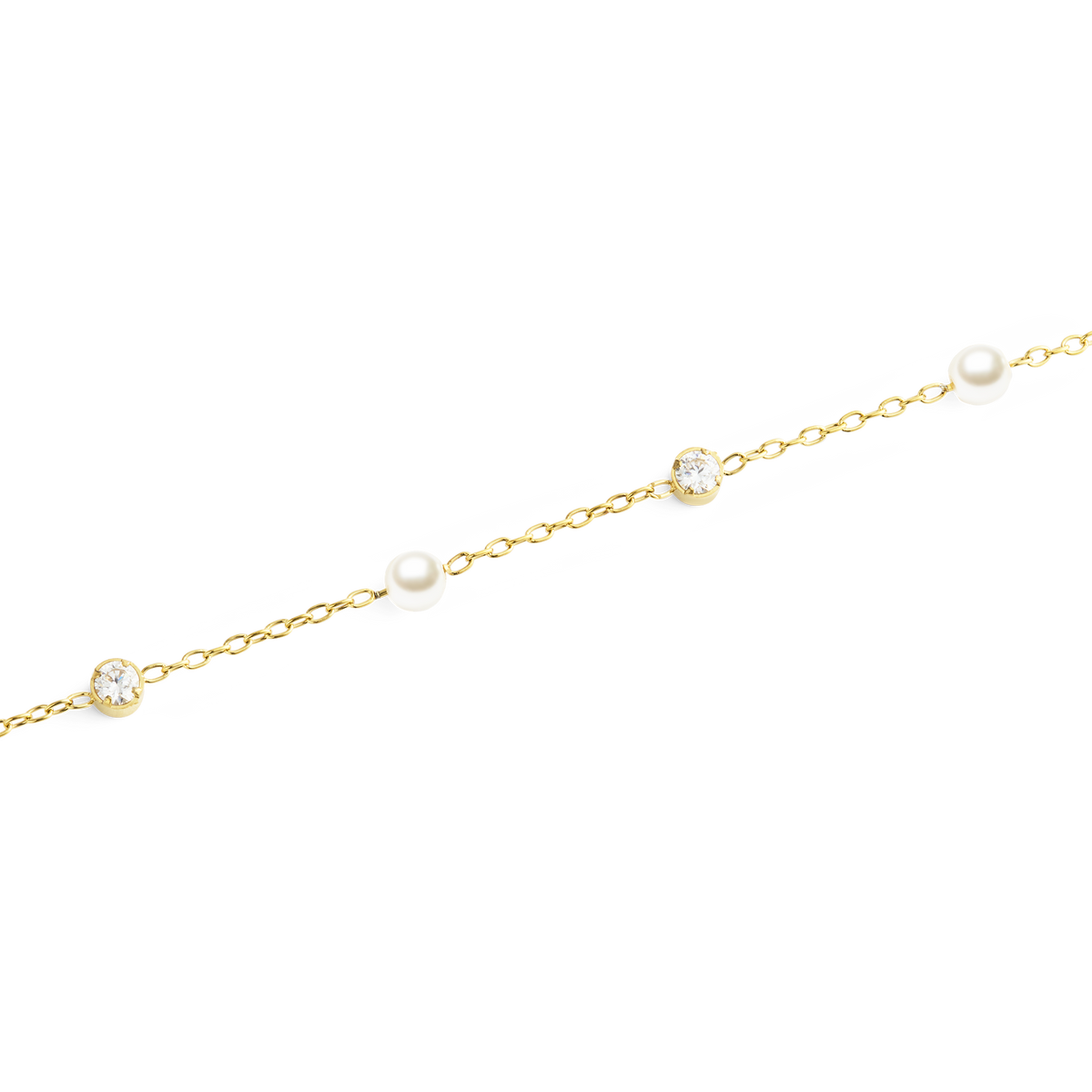 Pearl 金色珍珠手鍊
