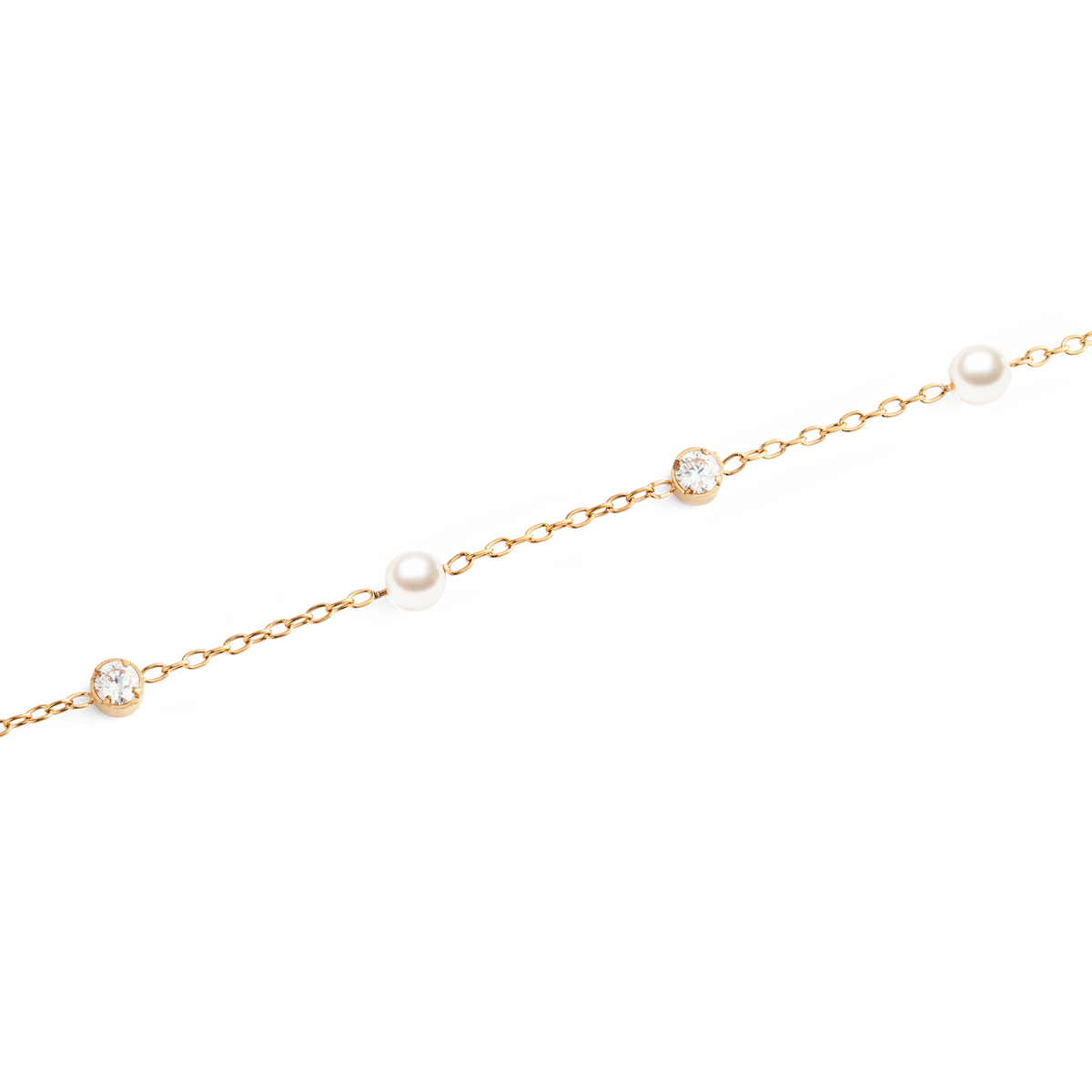 Pearl 玫瑰金珍珠手鍊