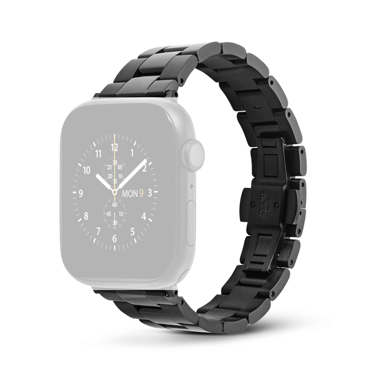 Iconic Link 智慧型手錶瑪瑙黑不鏽鋼錶帶