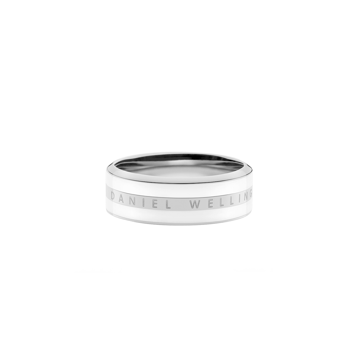 Emalie Ring 白色x銀色戒指