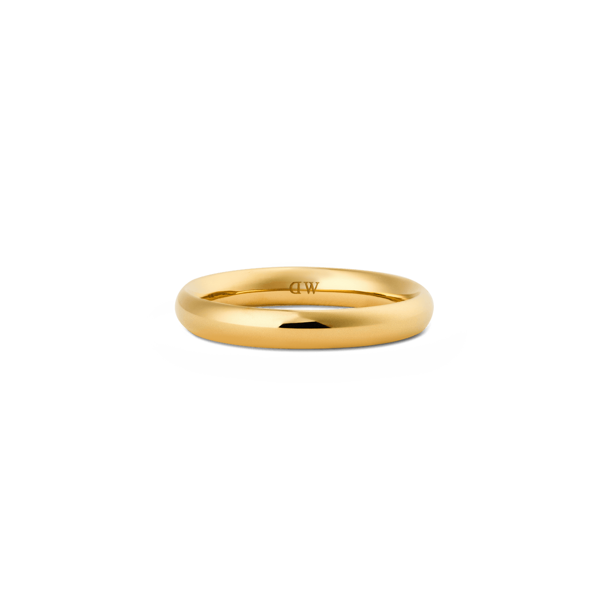 Arch Ring 3.5mm 金色弧形戒指