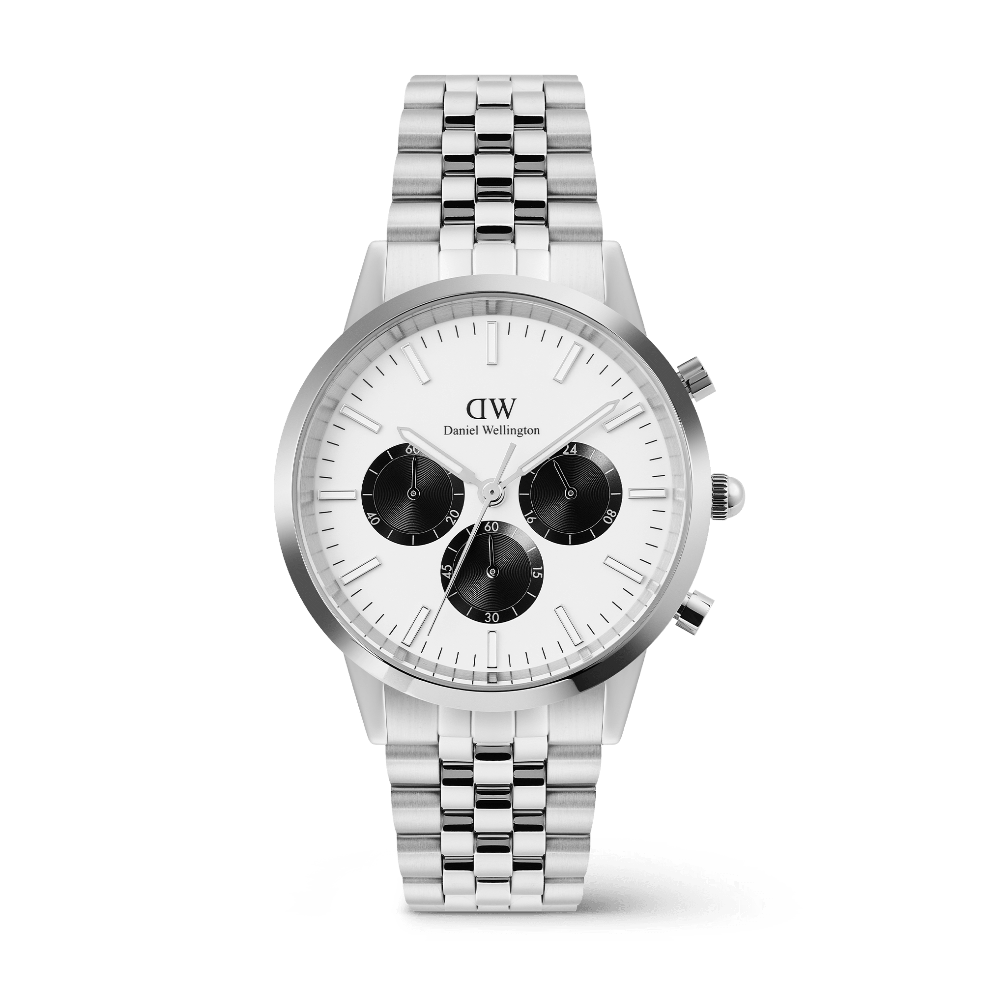 Leather Silver Dw Uhren Daniel Wellington Gold Iconic Chronograph