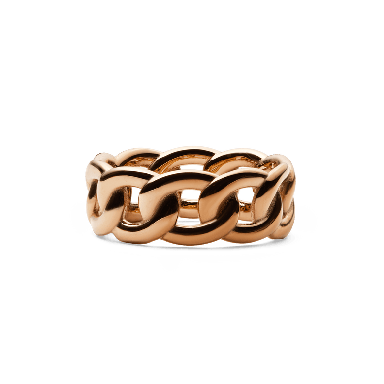Chain Ring 玫瑰金戒指