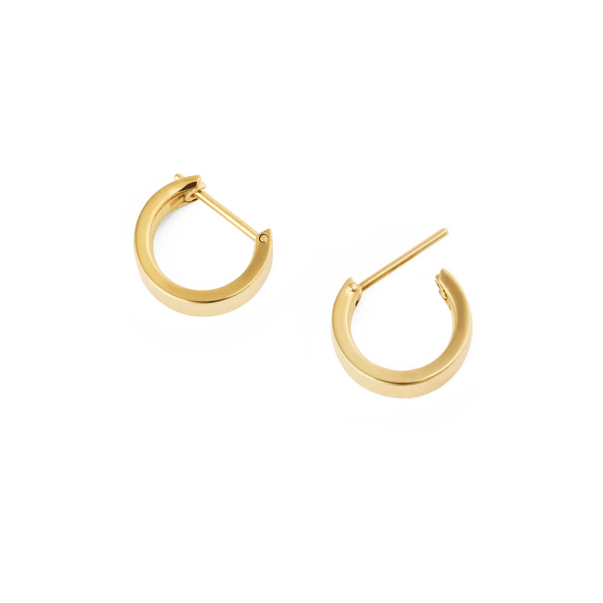 Line 3.5mm 金色拋光耳環