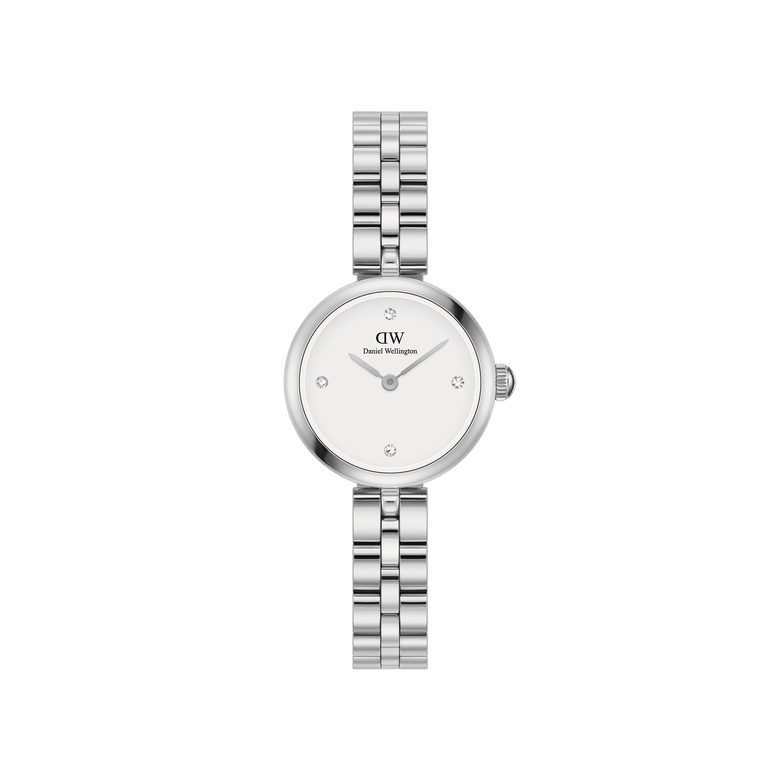 Elan Lumine 晶鑽銀色不鏽鋼鍊帶手錶