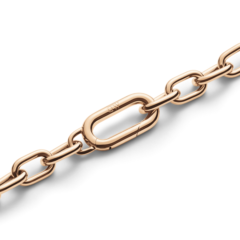 Crystal Link 玫瑰金手鍊