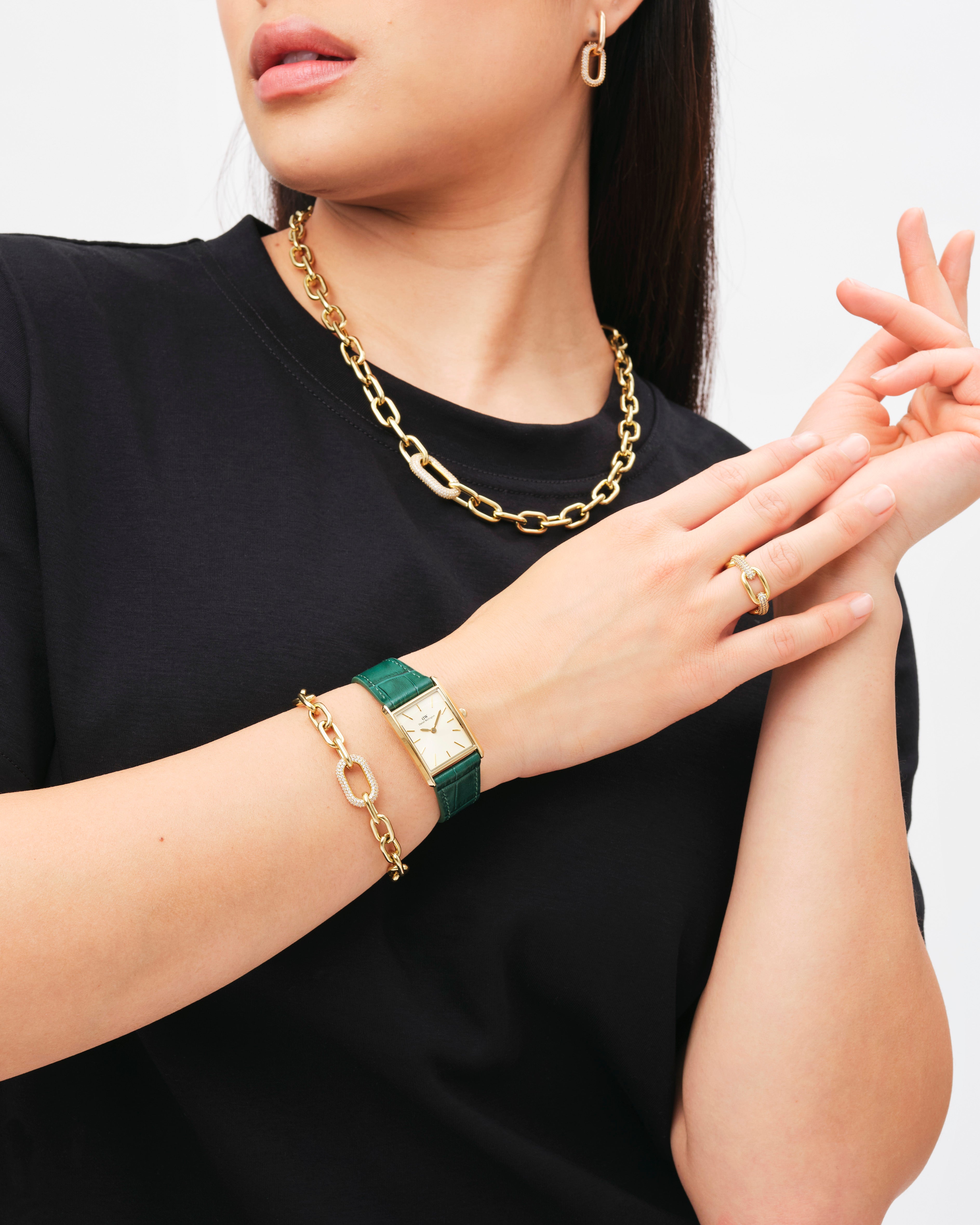 アクセサリー Daniel Wellington Crystal Link Bracelet Crystal Link Bracelet Gold