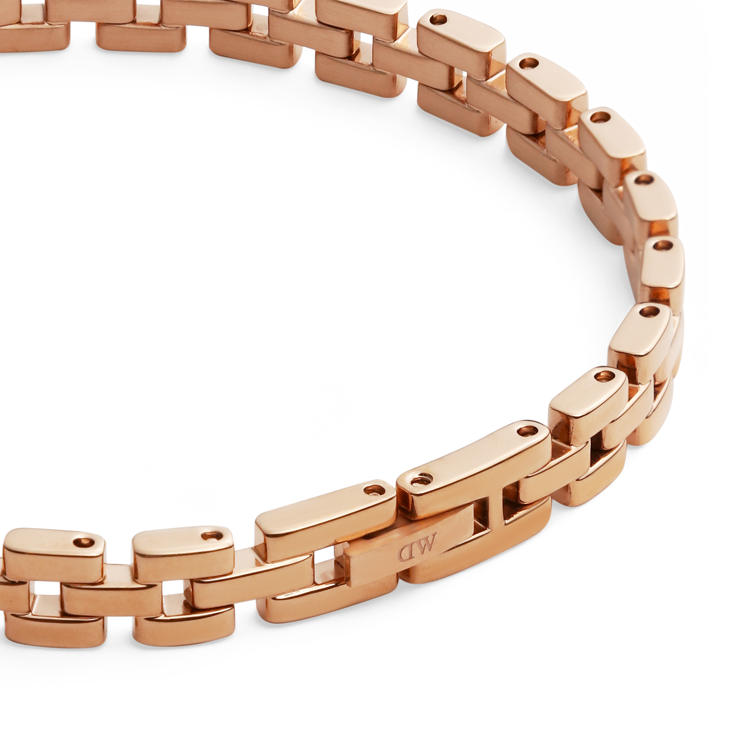 3-Link Inspired 玫瑰金手鍊