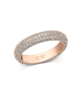 Pavé Ring 環鑽玫瑰金戒指(5 mm)