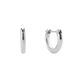 Arch 9mm 銀色弧形耳環
