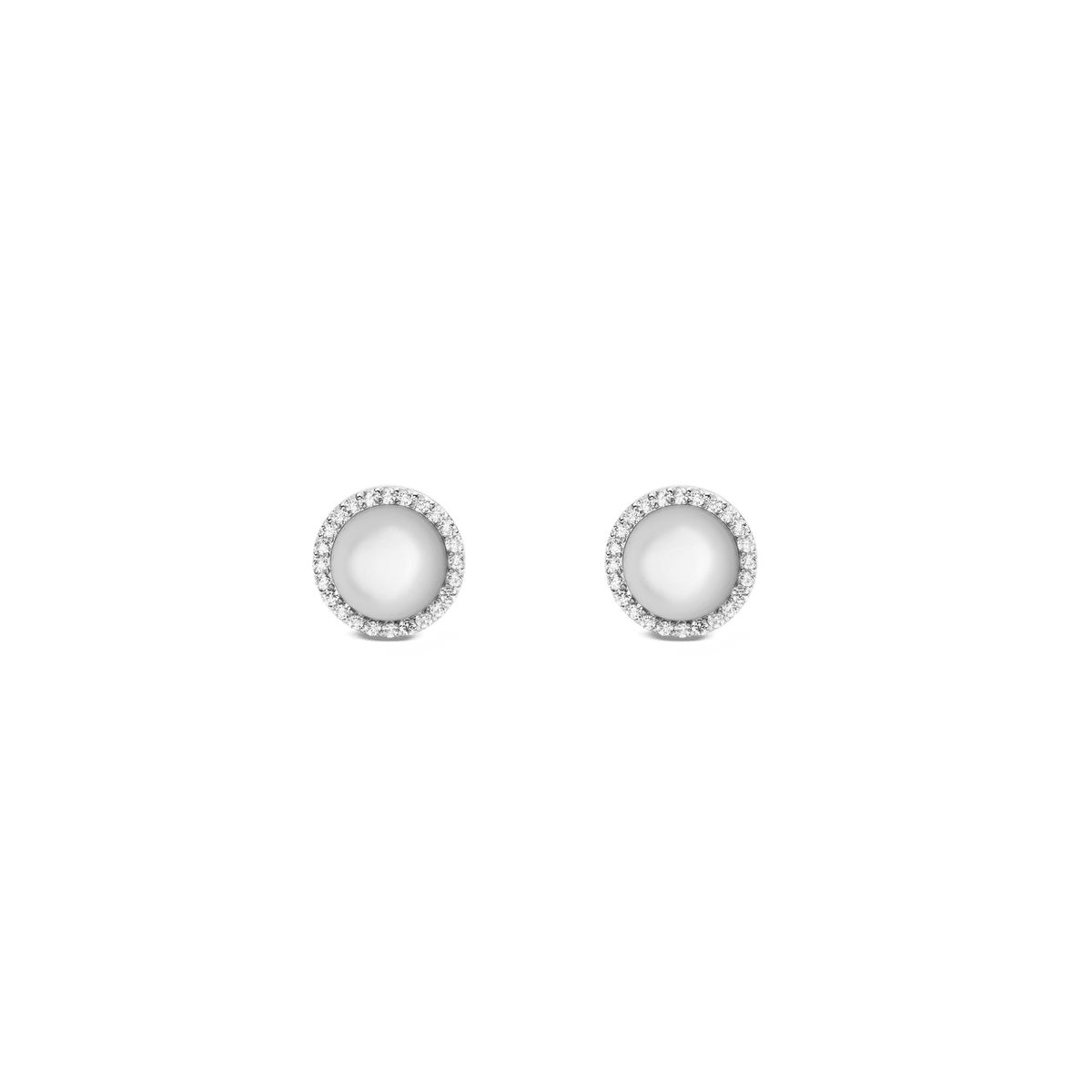 Audrey Earring 珍珠母貝銀色耳環