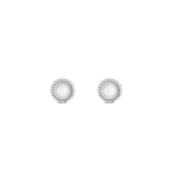 Audrey Earring 珍珠母貝銀色耳環