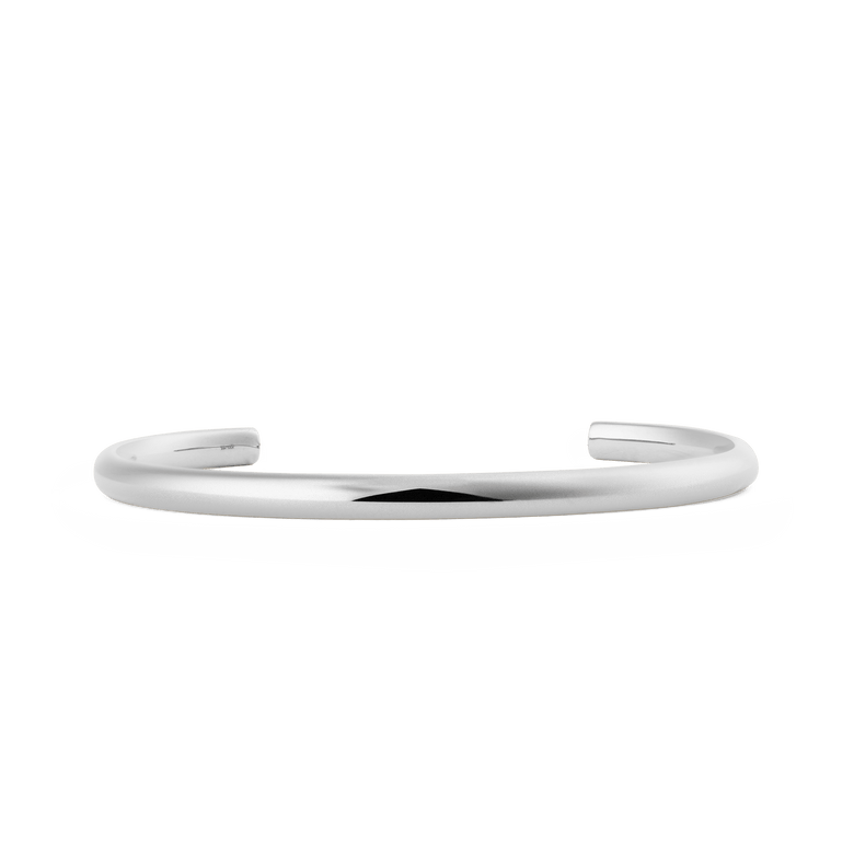 Arch 6mm 弧形銀色手環