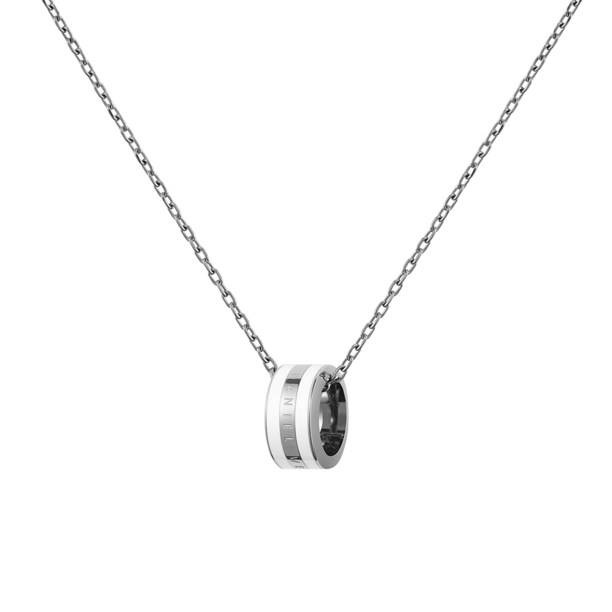 Emalie Necklace 白色x銀色項鍊