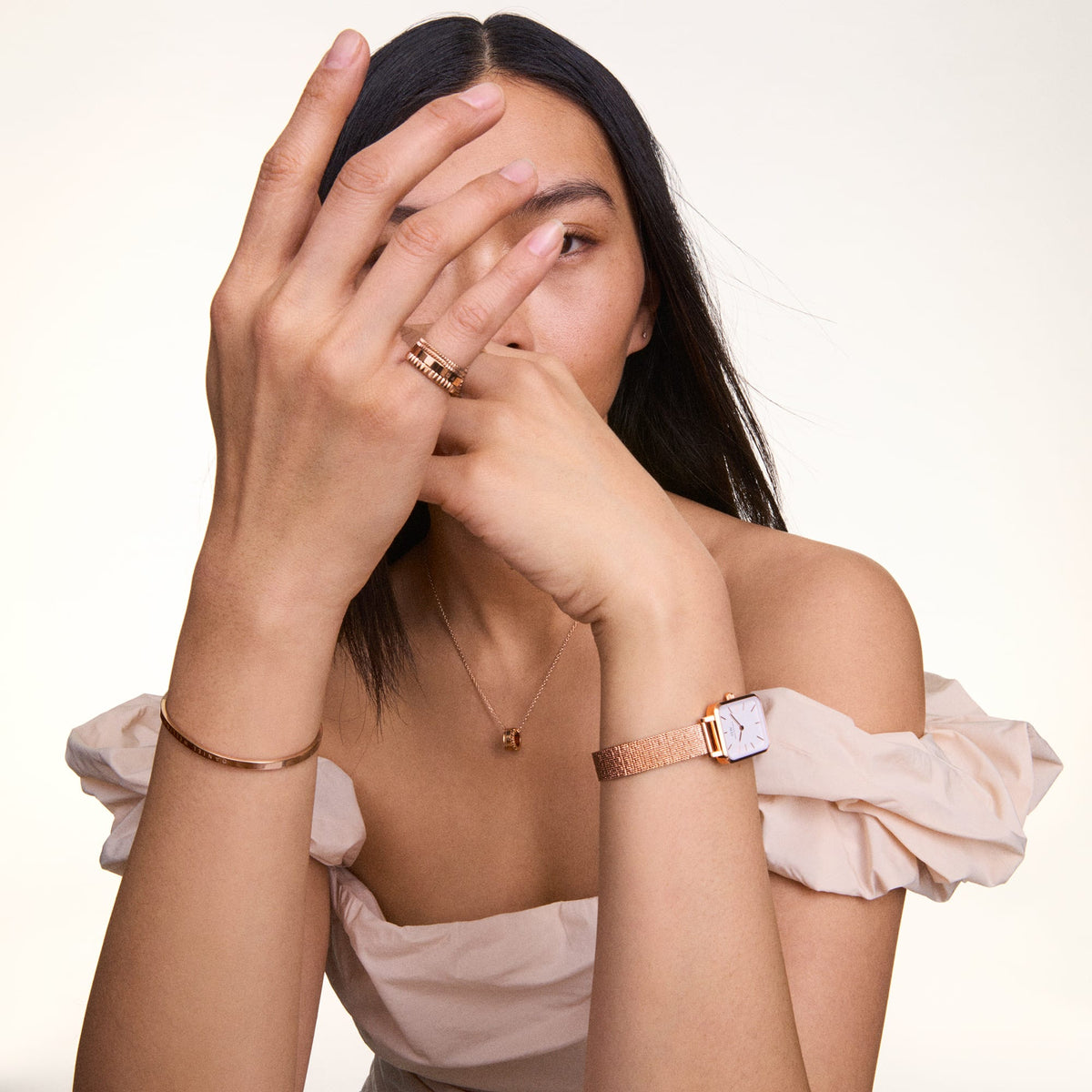 Elevation Ring 玫瑰金戒指