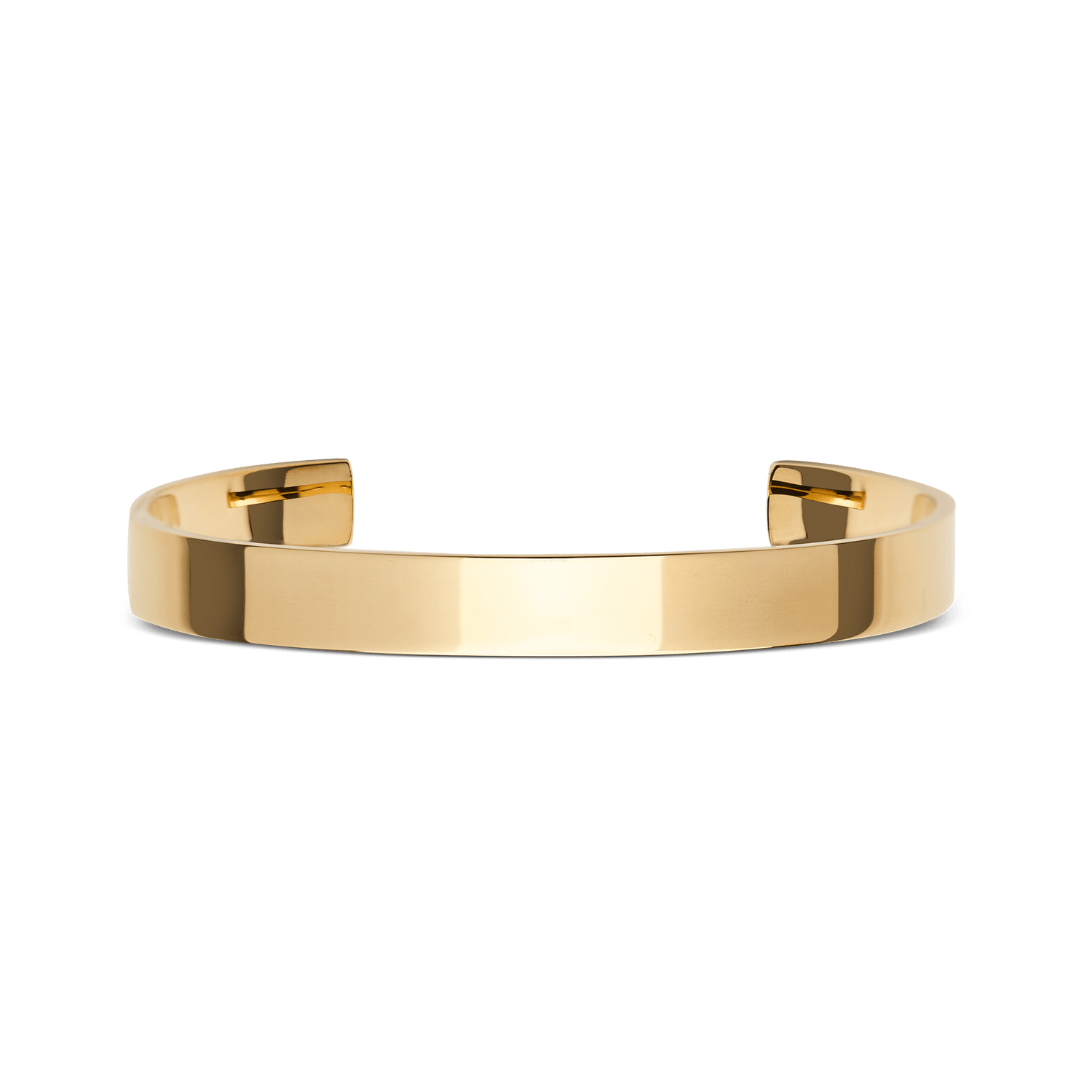 Line Cuff 拋光金手環