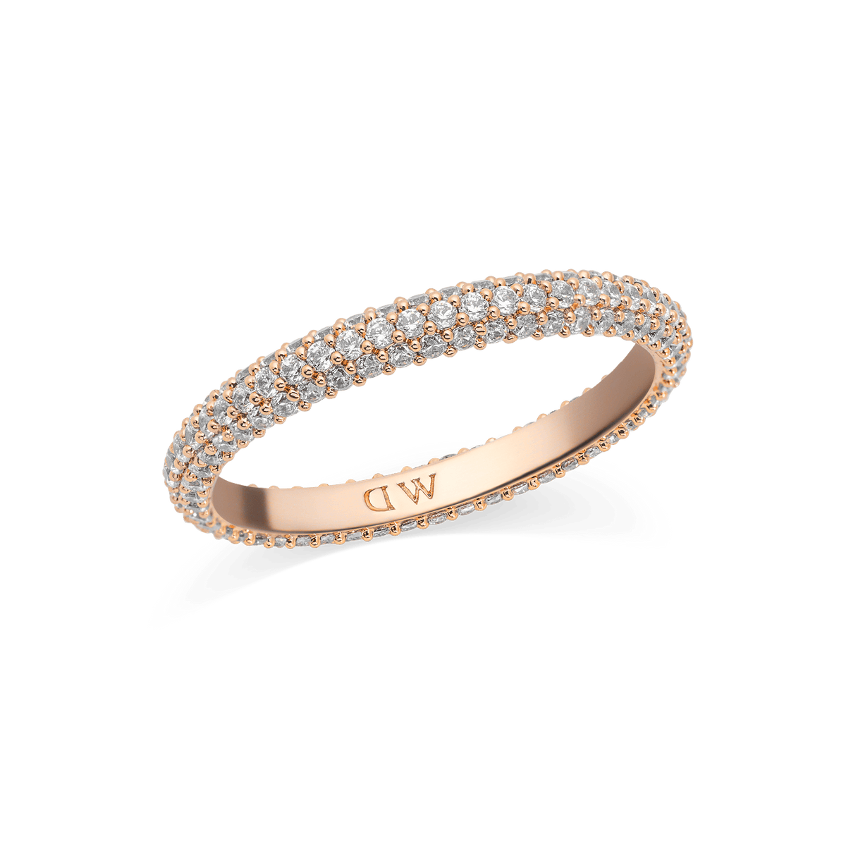 Pavé Ring 環鑽玫瑰金戒指(3 mm)