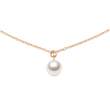 Pearl 玫瑰金珍珠項鍊