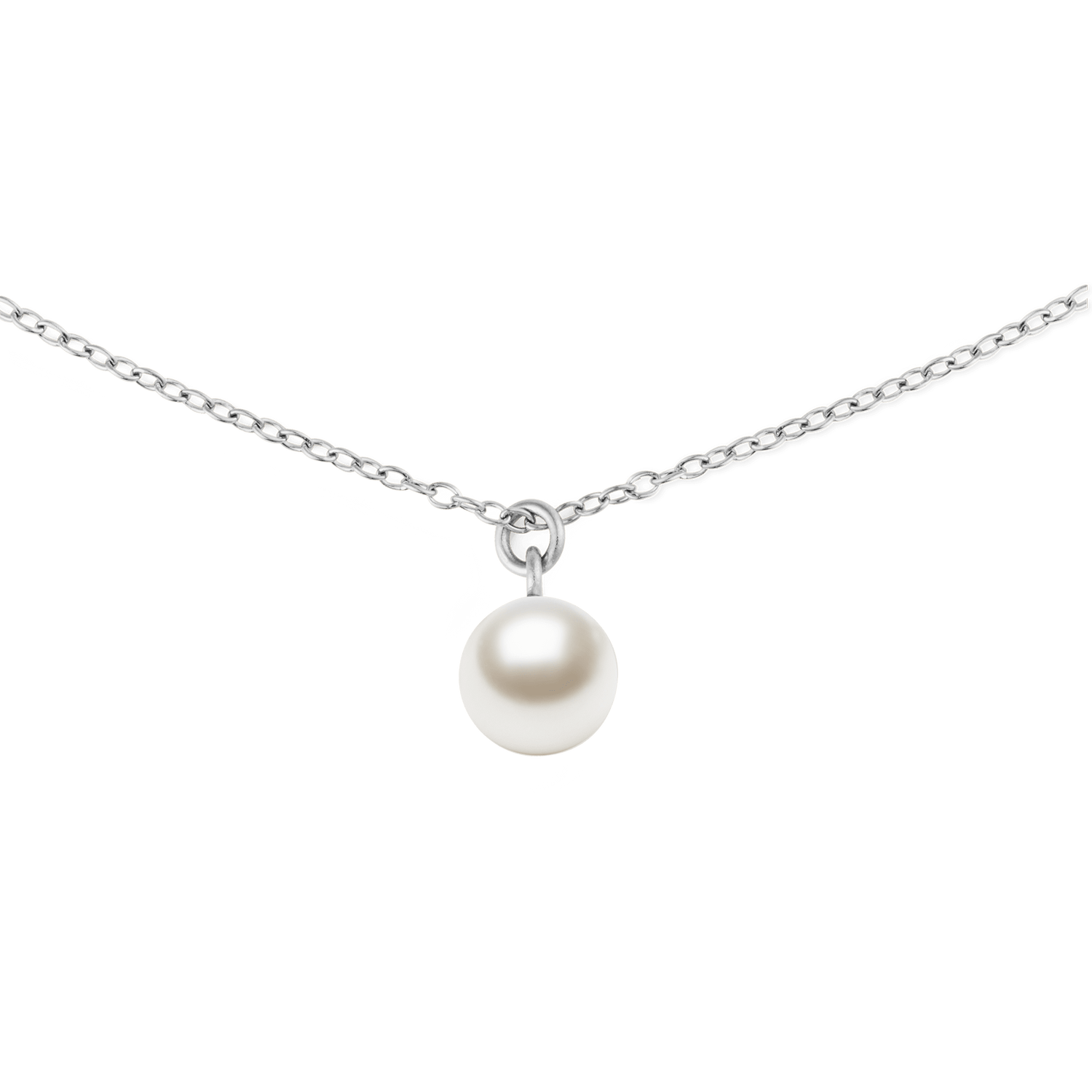 Pearl 銀色珍珠項鍊