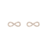 Mirelle Infinity 玫瑰金耳環