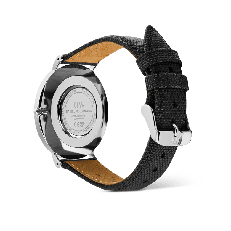 Classic Black Canvas Silver