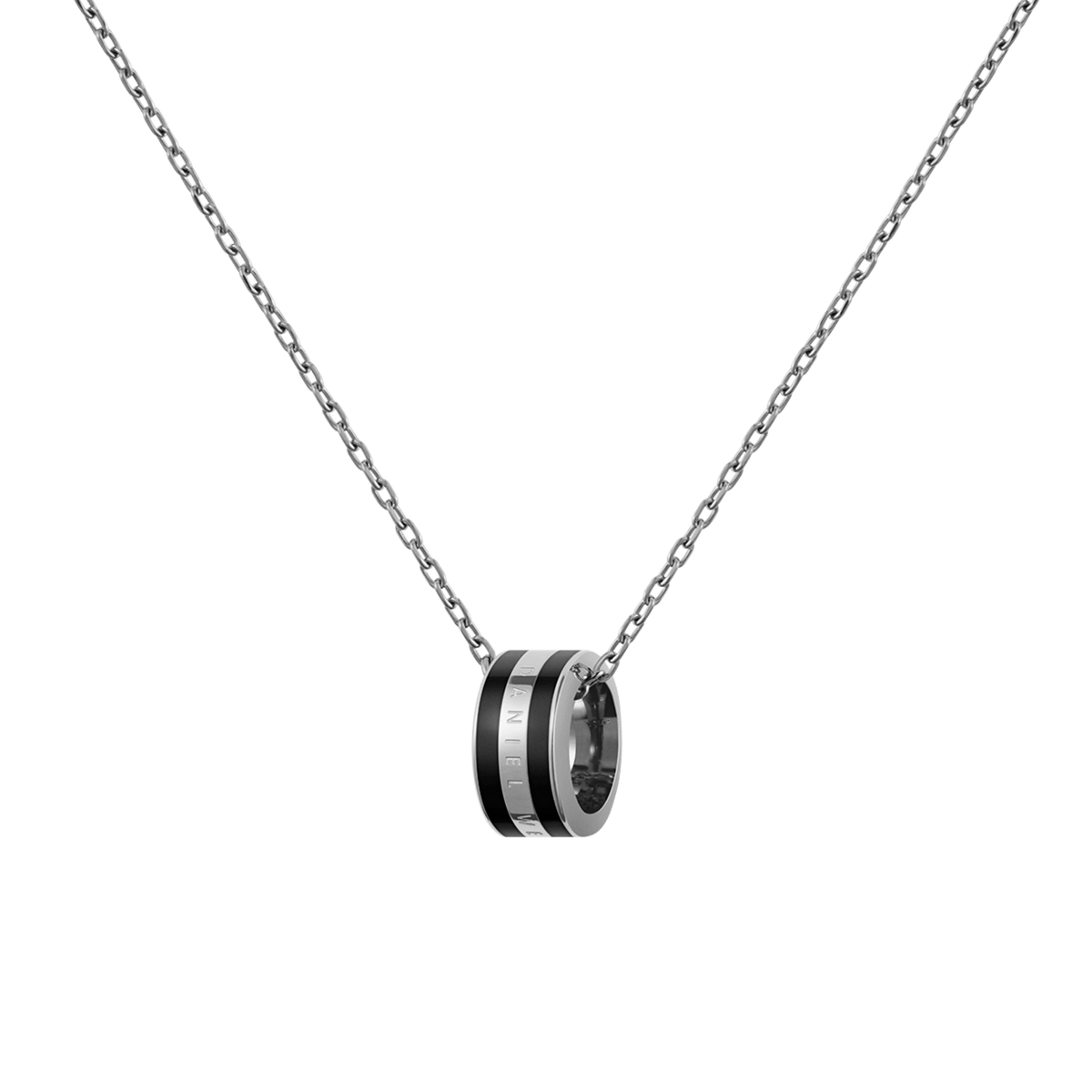 Emalie Necklace 黑色x銀色項鍊