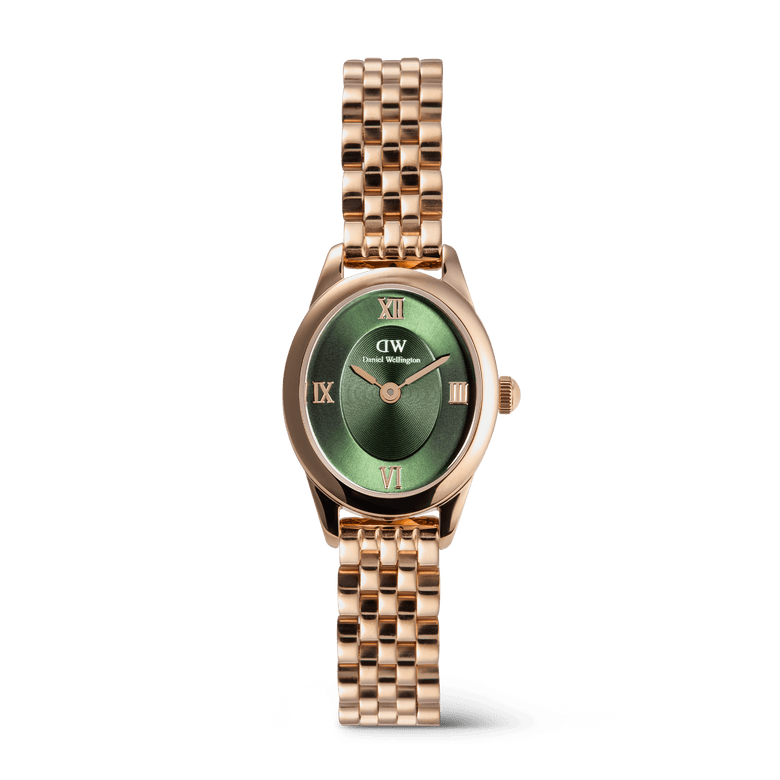 Ophelia Mini Emerald Rose Gold