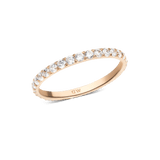 Mirelle Eternity 環鑽玫瑰金戒指 (2.0mm)
