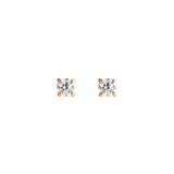 Mirelle Solitaire 玫瑰金單鑽耳環