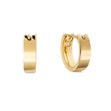 Line 3.5mm 金色拋光耳環