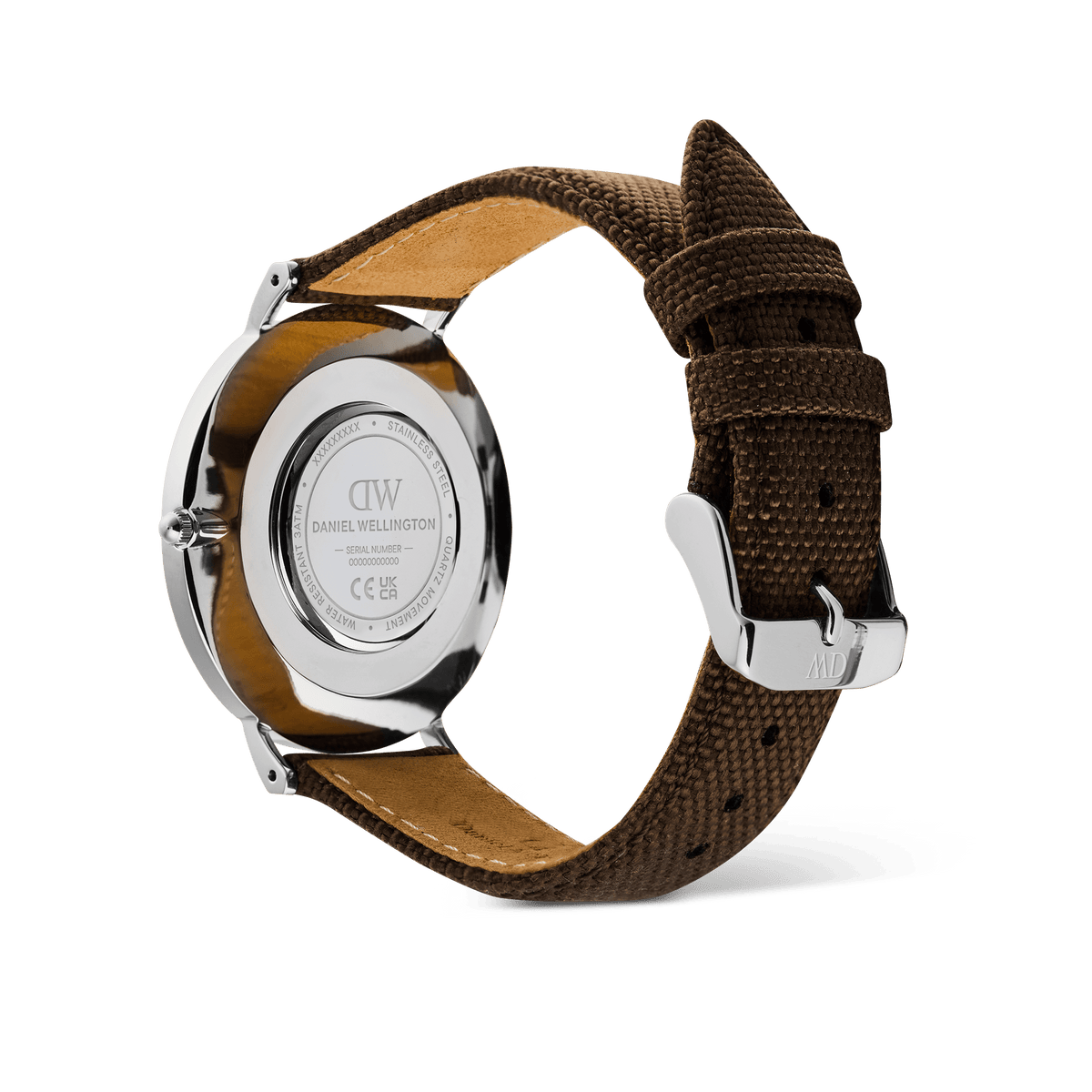 Classic Brown Canvas Silver