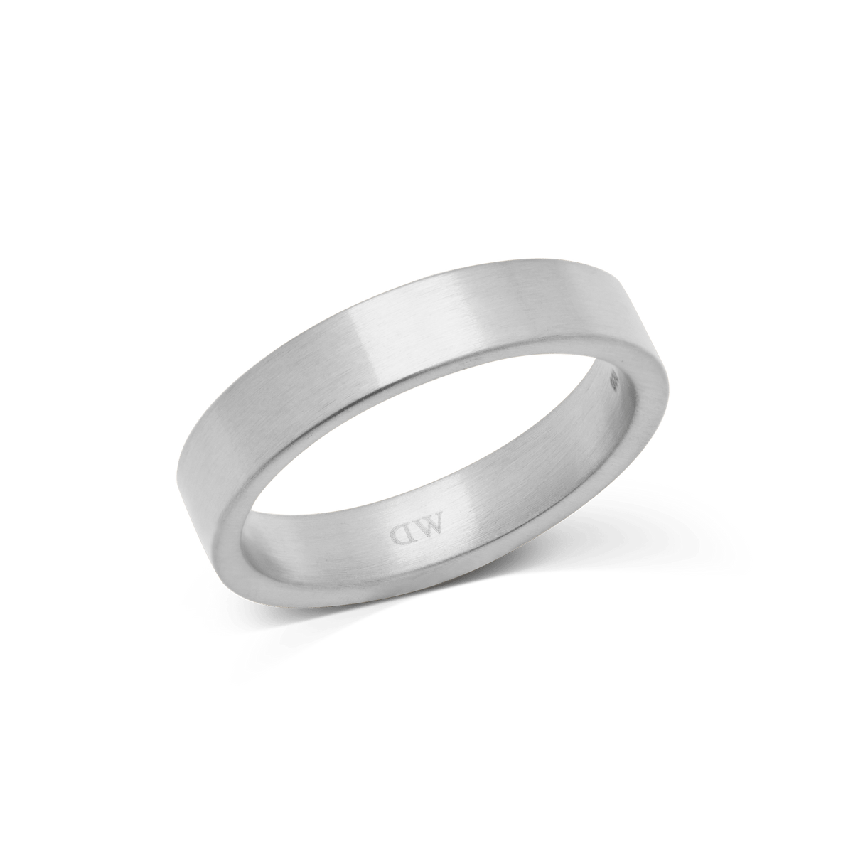 Line Ring 4.5mm 銀色拉絲戒指