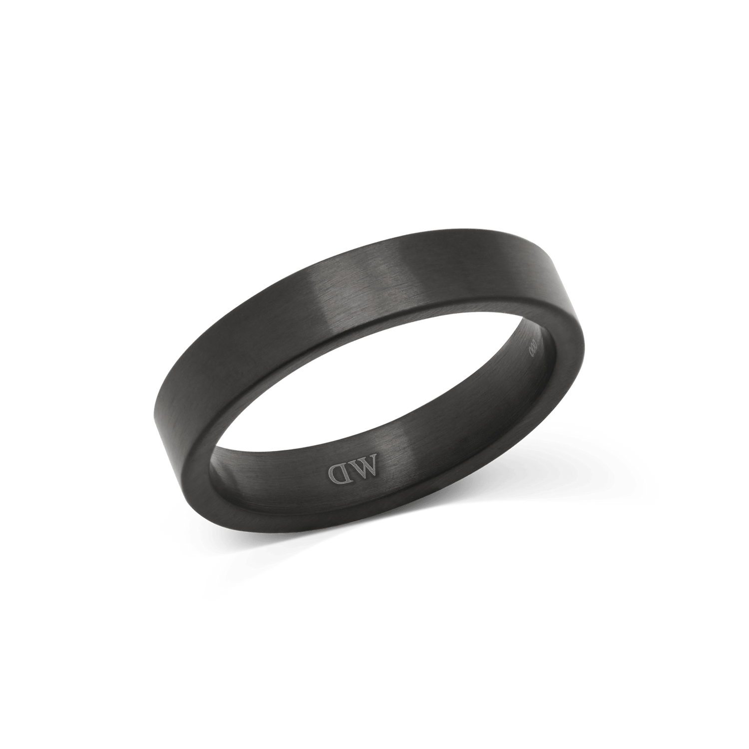 Line Ring 4.5mm 石墨灰拉絲戒指