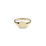 Mini Signet 金色戒指