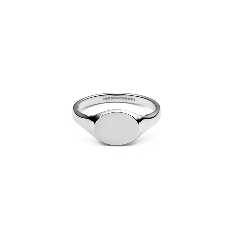 Mini Signet 銀色戒指