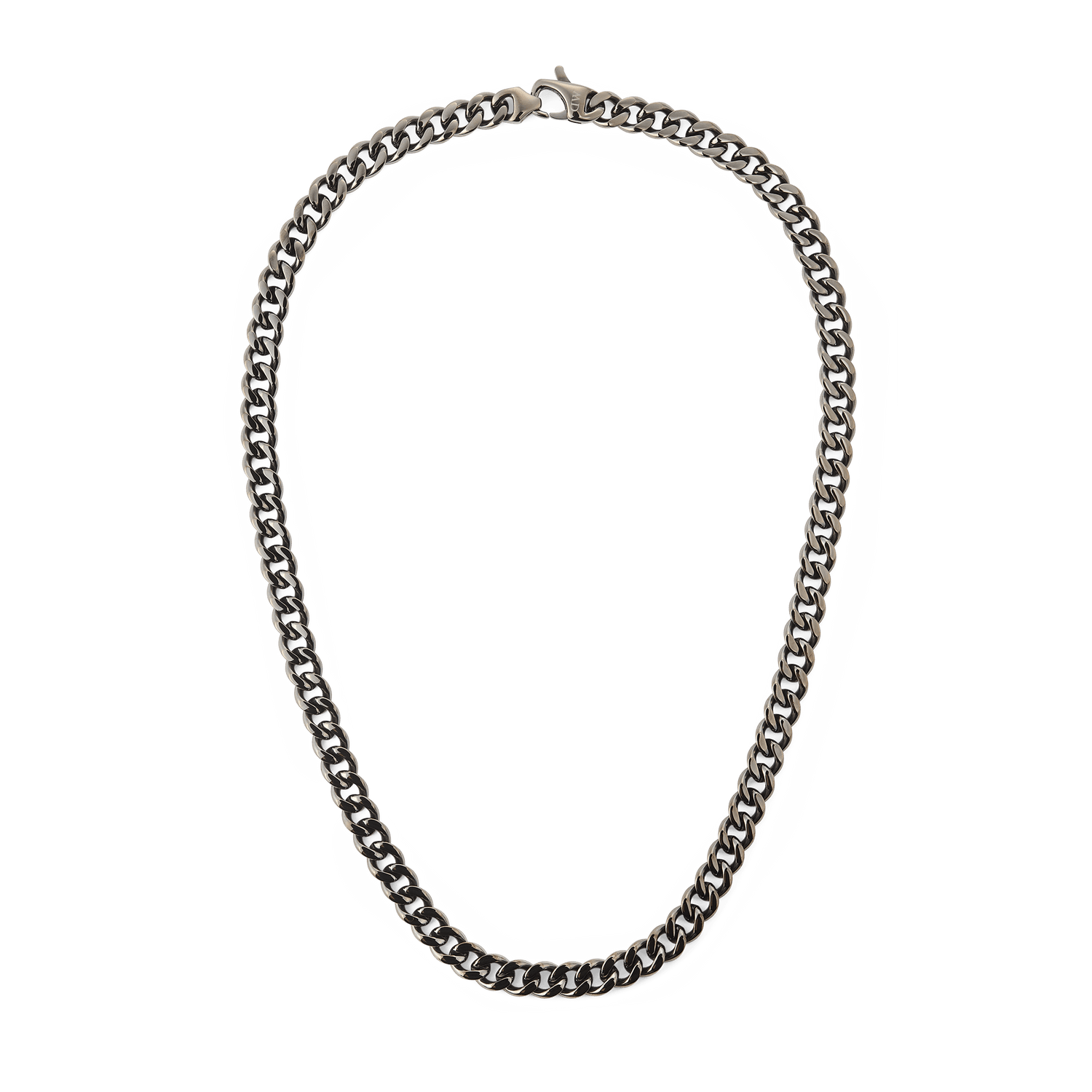 Ellipse Cuban Chain古巴鍊灰色項鍊