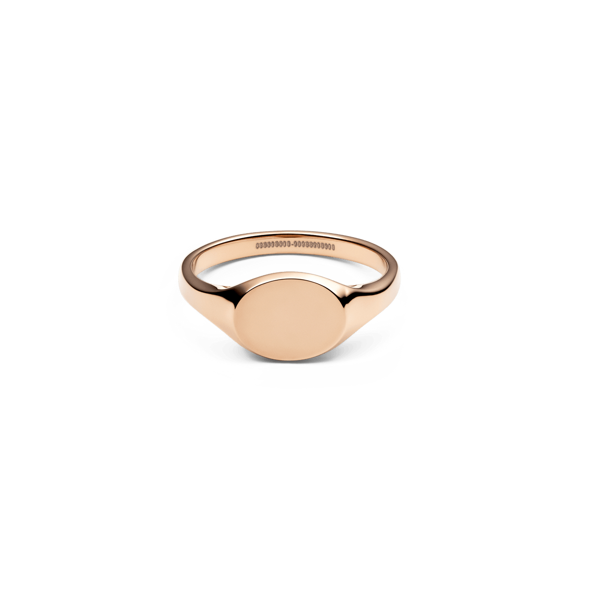 Mini Signet 玫瑰金戒指