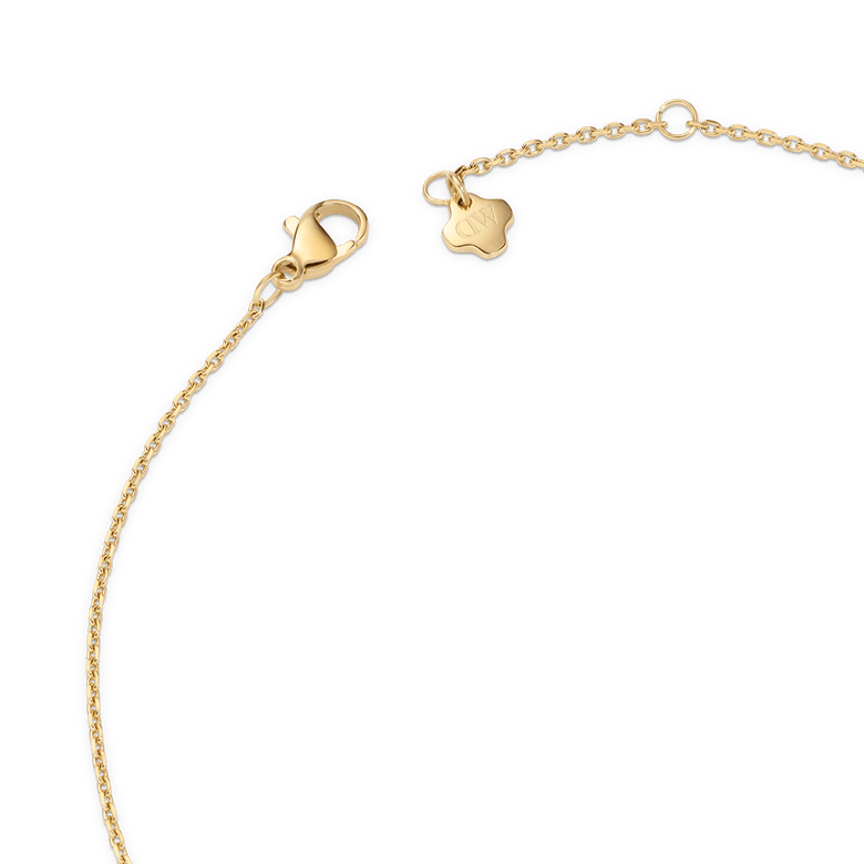 North Star Necklace 1 Small White Enamel Rose Gold