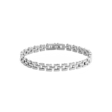 3-Link Inspired 銀色手鍊