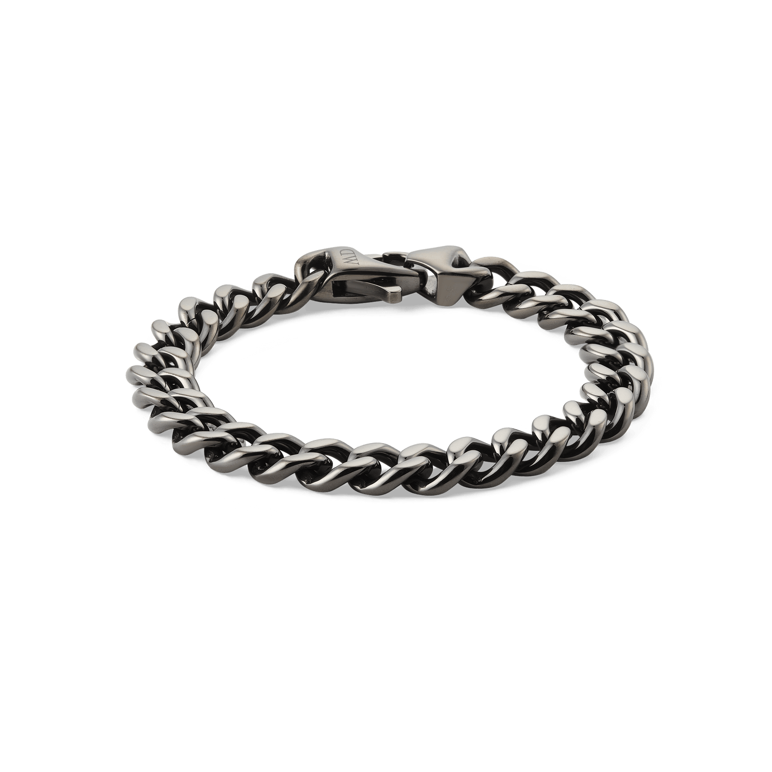 Ellipse Cuban Chain古巴鍊灰色手鍊