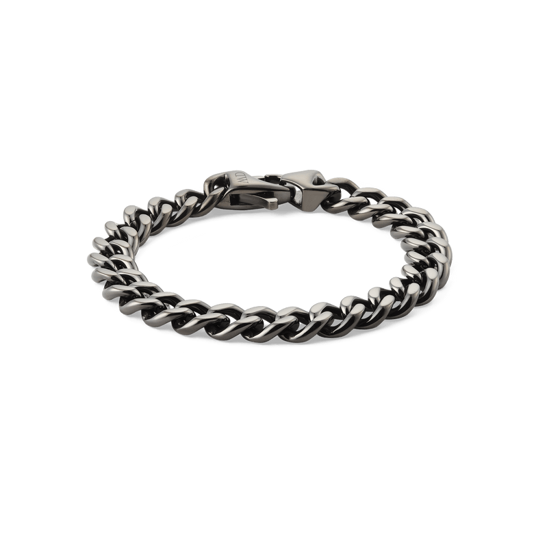 Ellipse Cuban Chain古巴鍊灰色手鍊