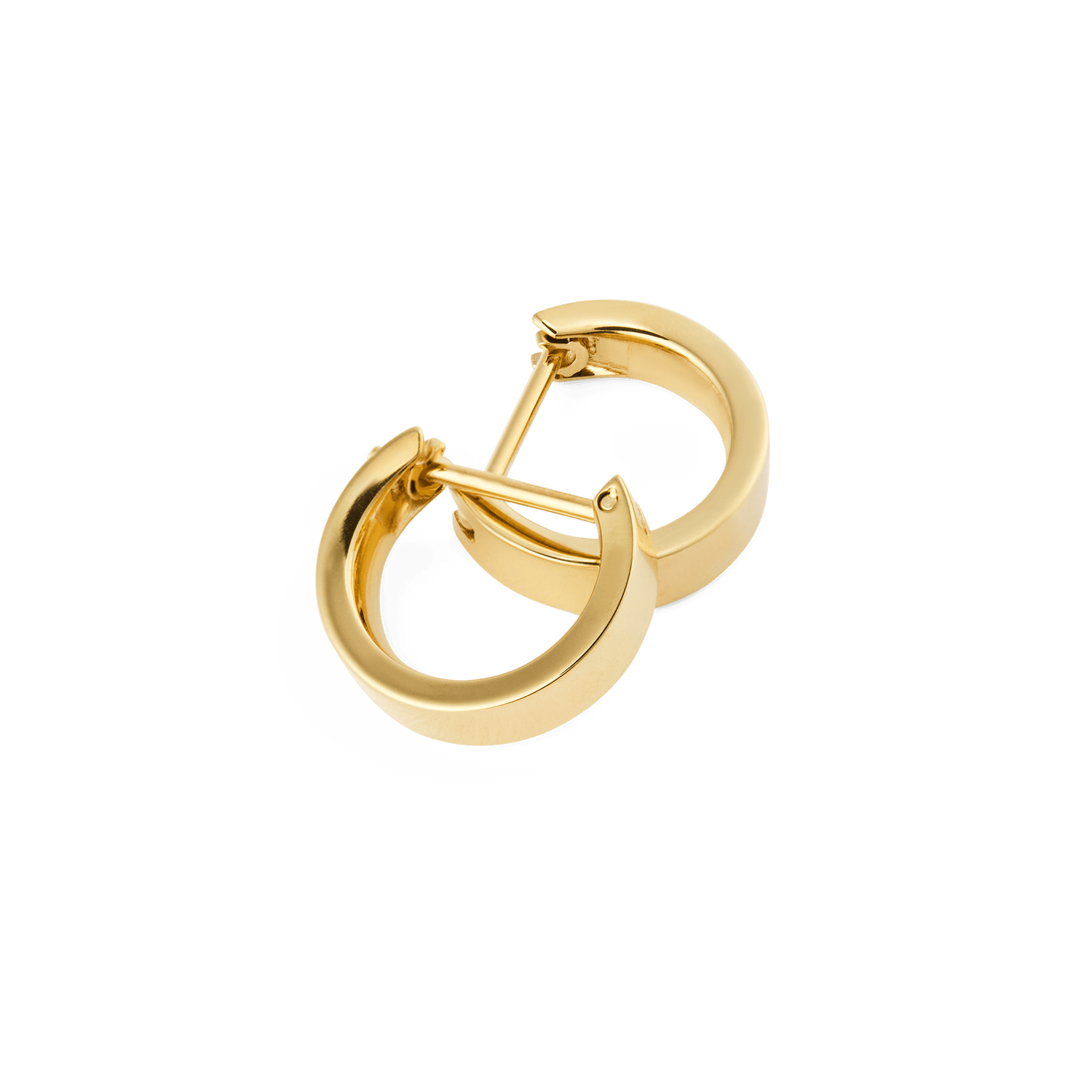 Line 3.5mm 金色拋光耳環