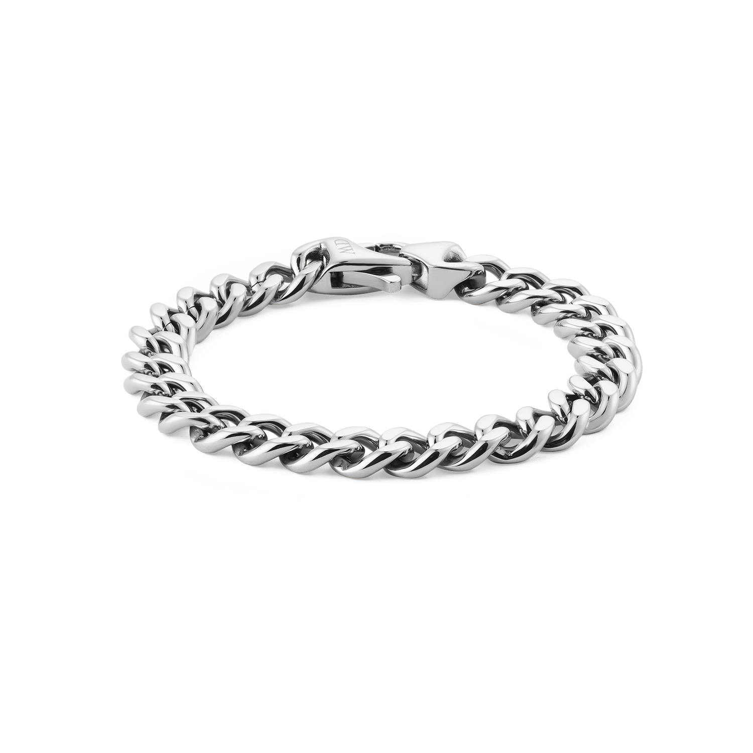 Ellipse Cuban Chain古巴鍊銀色手鍊