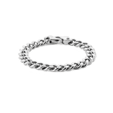 Ellipse Cuban Chain古巴鍊銀色手鍊