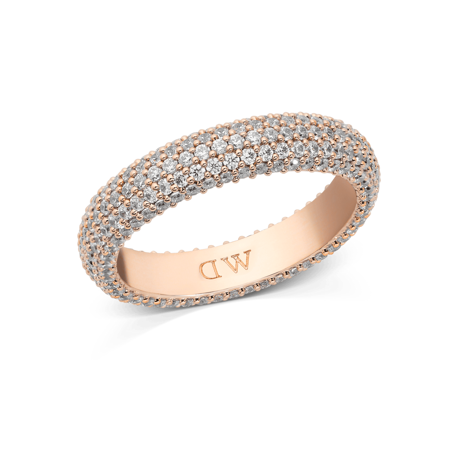 Pavé Ring 環鑽玫瑰金戒指(5 mm)