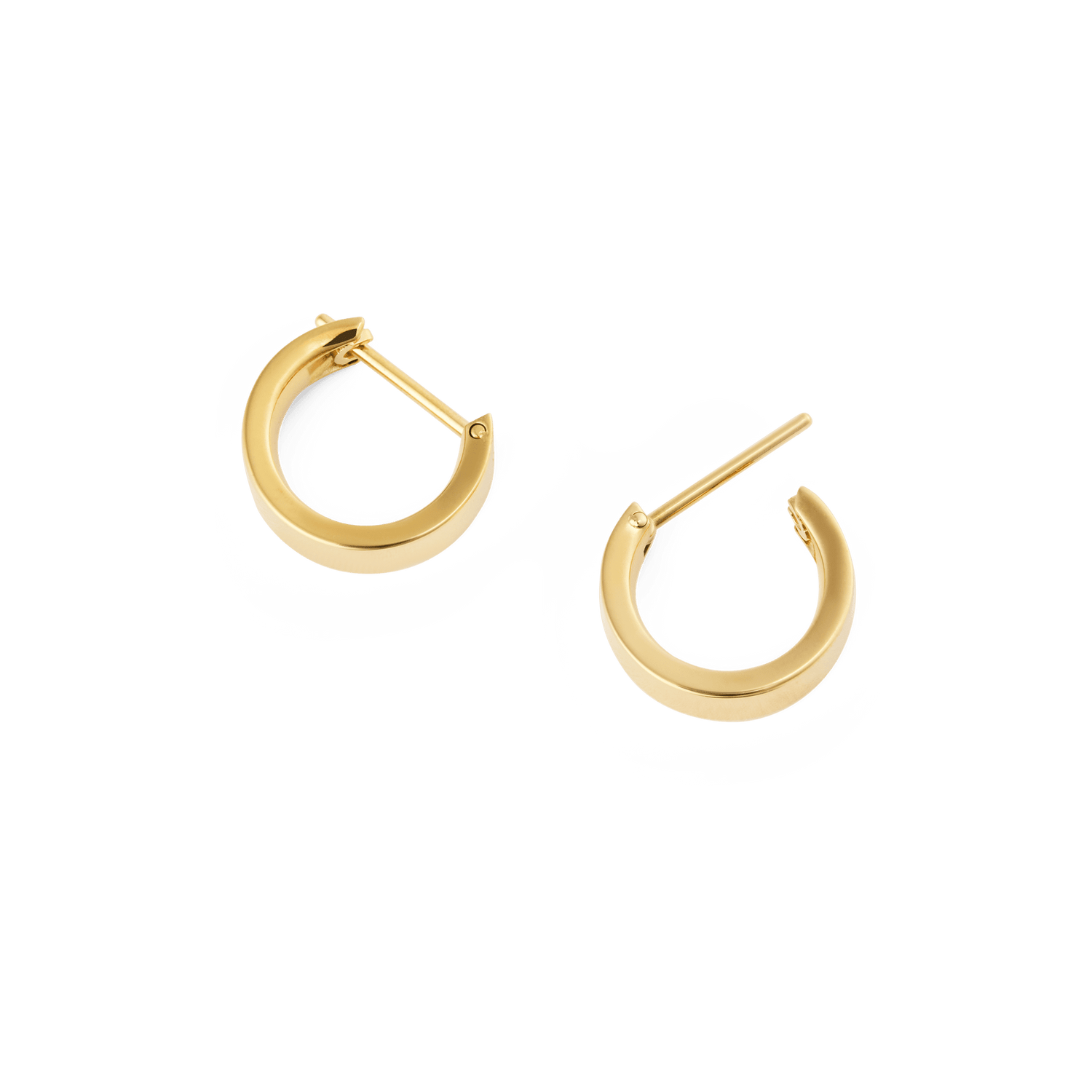Line 3.5mm 金色拋光耳環