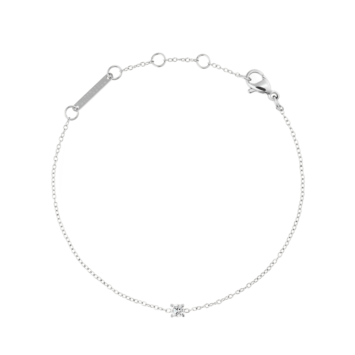 Mirelle Solitaire 單鑽銀色手鍊