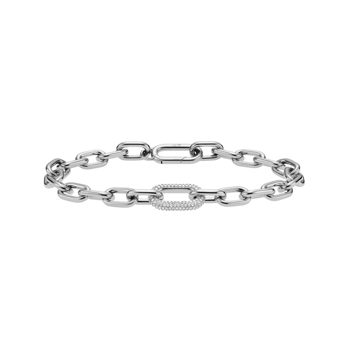 Crystal Link 銀色手鍊