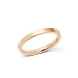 Line  2.5mm 拋光玫瑰金戒指