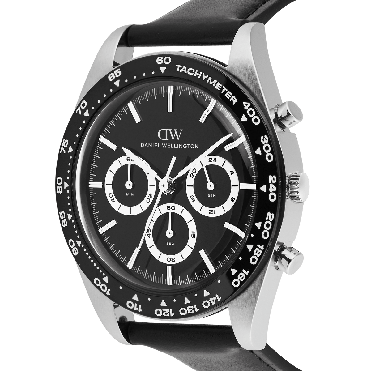 Iconic Tachymeter Sheffield Black Silver